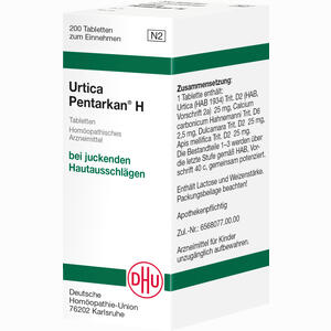 Urtica Pentarkan H Tabletten 200 Stück - ab 14,00 €