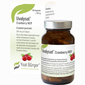 Uvalysat Cranberry Nem 60 Stück - ab 11,64 &euro;