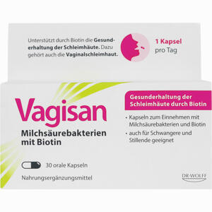 Vagisan Milchsäurebakterien mit Biotin 30 Stück - ab 20,91 &euro;