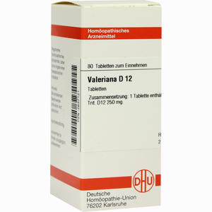 Valeriana D12 Tabletten 80 Stück - ab 9,00 €