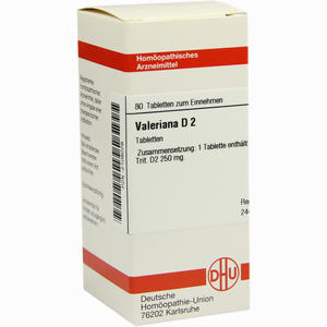 Valeriana D2 Tabletten 80 Stück - ab 0,00 €
