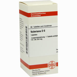 Valeriana D6 Tabletten 80 Stück - ab 8,88 €