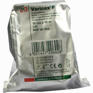 Varicex F Zinkleimbinde 10x10cm  1 Stück - ab 0,00 €
