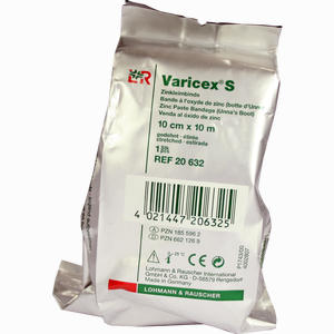 Varicex S Zinkleimbinde 10x10cm  1 Stück - ab 22,00 €