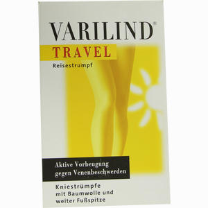 Varilind Travel Knie Baumwolle Blau L  2 Stück - ab 21,06 €