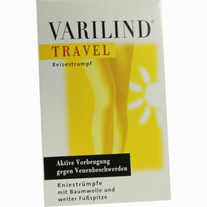 Varilind Travel Knie Baumwolle Blau M  2 Stück - ab 20,39 €