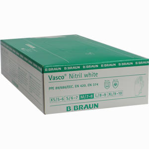 Vasco Nitril White Untersuchungshandschuhe Gr. M  100 Stück - ab 4,20 €