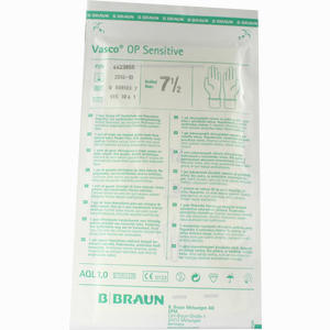 Vasco Op- Handschuhe Puderfrei Steril Gr. 7,5  2 Stück - ab 1,00 €