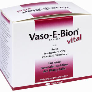 Vaso- E- Bion Vital Kapseln 100 Stück - ab 35,56 €