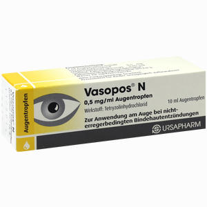 Vasopos N Augentropfen 10 ml Vasopos N Augentropfen 10 ml