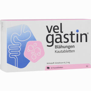 Velgastin Blähungen Kautabletten 50 Stück - ab 8,34 €