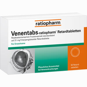 Venentabs- Ratiopharm Retardtabletten  50 Stück - ab 0,00 €