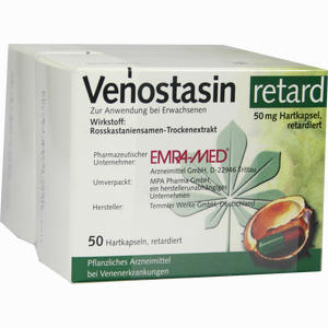 Venostasin Retard 50mg EMRA-MED Arzneimittel GmbH 100 Stück - ab 27,83 &euro;