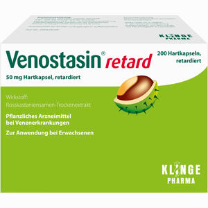Venostasin Retard Retardkapseln Klinge Pharma GmbH 200 Stück - ab 53,21 €