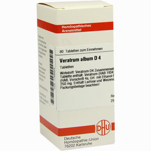 Veratrum Alb D4 Tabletten 80 Stück - ab 8,14 €