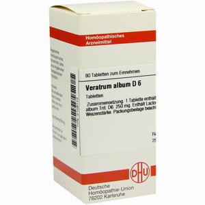 Veratrum Alb D6 Tabletten 80 Stück - ab 7,80 €