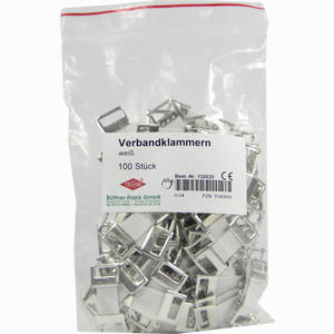 Verbandklammern Weiss Fra 100 Stück - ab 5,39 €