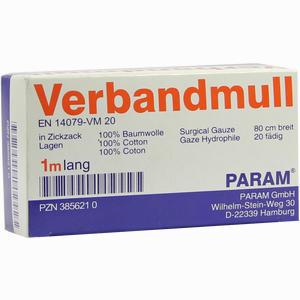 Verbandmull 1 M Lage 1 Packung - ab 0,00 €