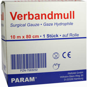 Verbandmull 10 M Gerollt 1 Packung - ab 0,00 €