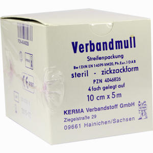 Verbandmull 10cmx5m 4fa St 1 Stück - ab 13,15 €