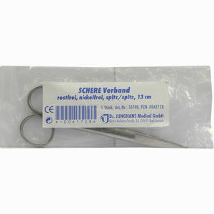 Verbandschere Sp/Sp 13cm Rostfrei 1 Stück - ab 6,12 €