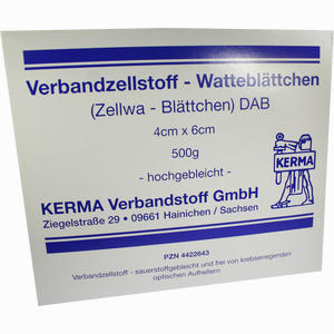 Verbandzellst Wattebl 4x6  500 g - ab 12,53 &euro;