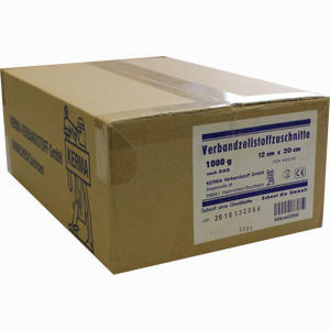 Verbandzellstoff Zuschnitte 9x9 Cm Hgbl KERMA Verbandstoff GmbH 1000 g - ab 12,15 &euro;