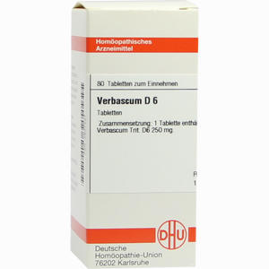 Verbascum D6 Tabletten 80 Stück - ab 12,42 €