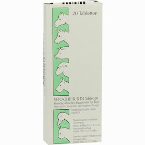Vetokehl Sub D4 Tabletten 20 Stück - ab 19,87 &euro;