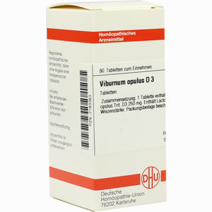 Viburnum Opulus D3 Tabletten 80 Stück - ab 0,00 &euro;