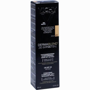 Vichy Dermablend 3d- Correction Foundation Make- Up- Fluid 45 Gold 30 ml - ab 18,61 €