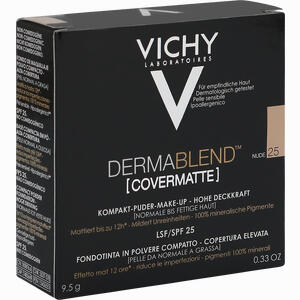 Vichy Dermablend Covermatte Kompakt- Puder 25 Nude  9.5 g Vichy Dermablend Covermatte Kompakt- Puder 25 Nude  9.5 g