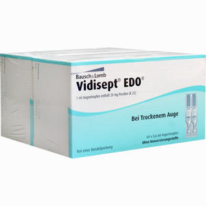 Abbildung von Vidisept Edo Einzeldosispipetten Augentropfen  120 x 0.6 ml Abbildung von Vidisept Edo Einzeldosispipetten Augentropfen  120 x 0.6 ml