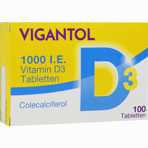 Vigantol 1000 I. E. Vitamin D3 Tabletten 100 Stück - ab 4,46 €