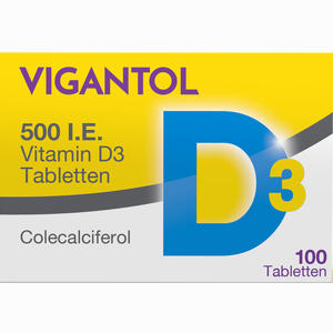 Vigantol 500 I. E. Vitamin D3 Tabletten 100 Stück