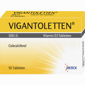 Vigantoletten 500 I. E. Vitamin D3 Tabletten 50 Stück - ab 2,93 €