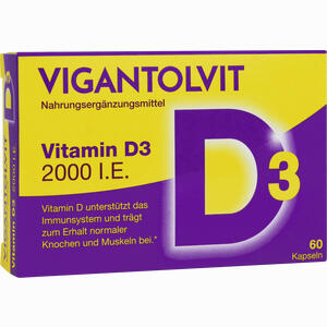 Abbildung von Vigantolvit 2000 I.e. Vitamin D3 Weichkapseln 60 Stück