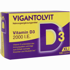 Vigantolvit 2000 I.e. Vitamin D3 Weichkapseln 120 Stück - ab 10,15 €