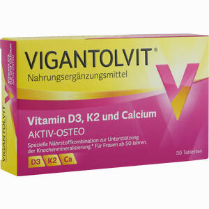 Vigantolvit Vitamin D3 K2 Calcium Filmtabletten 30 Stück - ab 0,00 €
