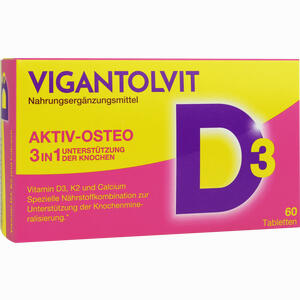 Abbildung von Vigantolvit Vitamin D3 K2 Calcium Filmtabletten 60 Stück
