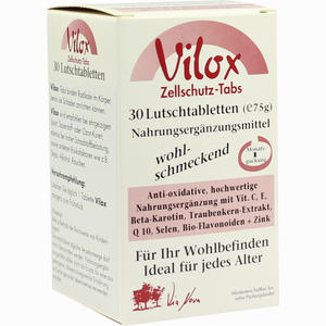Vilox Zellschutz Tabs Lutschtabletten 30 Stück - ab 21,46 €