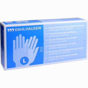 Vinyl Handschuh Ungepudert Gr. L Handschuhe Dahlhausen 100 Stück - ab 2,98 €