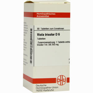Viola Tricolor D6 Tabletten 80 Stück - ab 11,56 €
