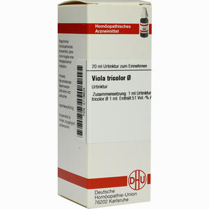 Viola Tricolor Urtinktur Dilution 20 ml - ab 10,74 €