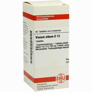 Viscum Alb D12 Tabletten 80 Stück - ab 8,43 €
