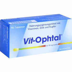 Vit- Ophtal mit 10 Mg Lutein Tabletten 90 Stück - ab 42,39 €