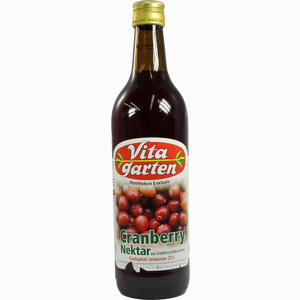 Vitagarten Cranberry Nektar Flasche 750 ml - ab 3,82 €