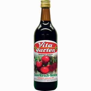Vitagarten Sauerkirsch- Nektar Saft 750 ml - ab 3,88 €