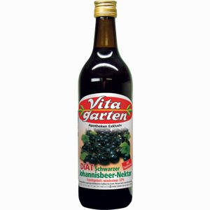 Abbildung von Vitagarten Schwarzer Johannisbeer- Nektar Diät Saft 750 ml