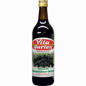 Vitagarten Schwarzer Johannisbeer- Nektar Saft 750 ml - ab 3,89 €